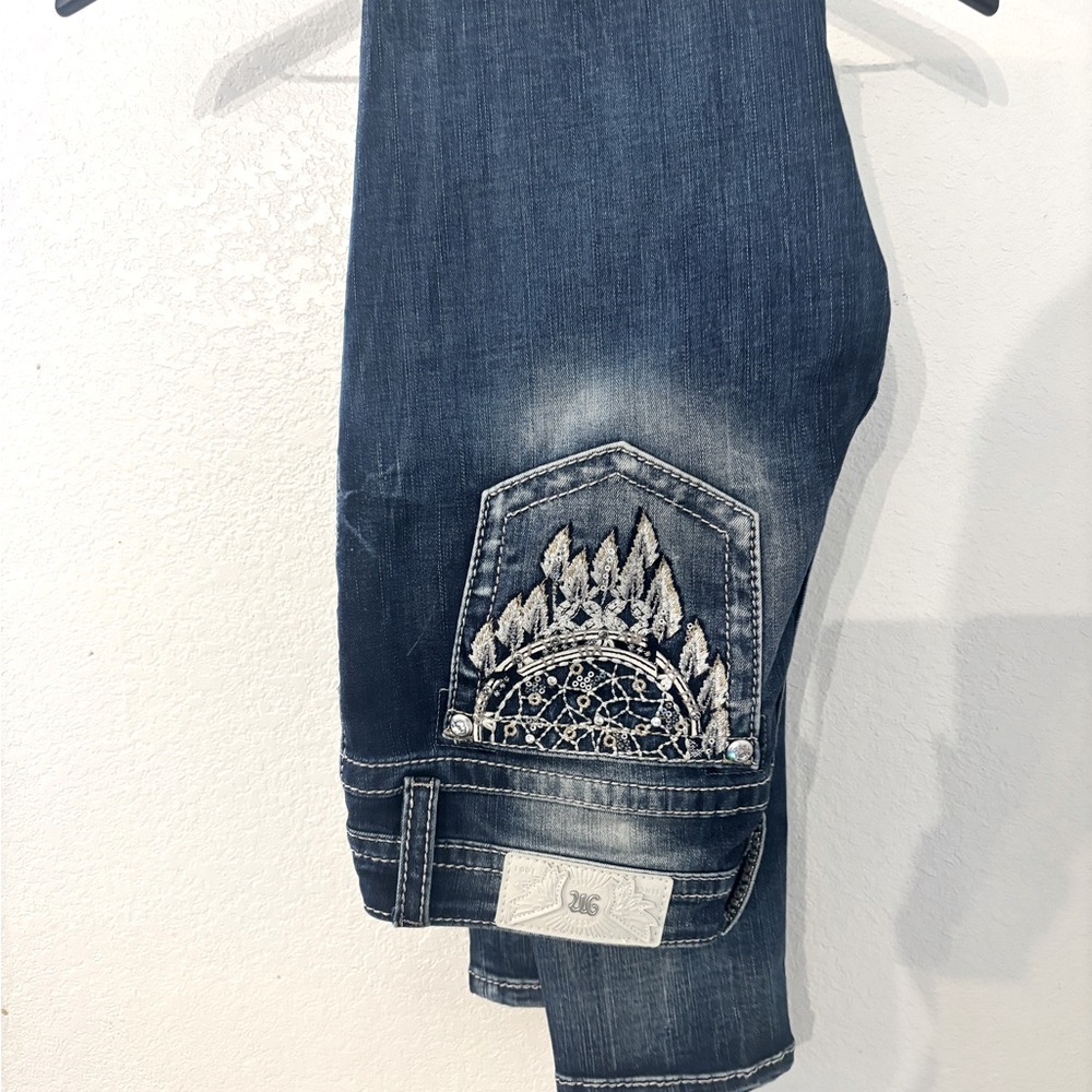 Miss Me Dark Blue Denim Jeans
